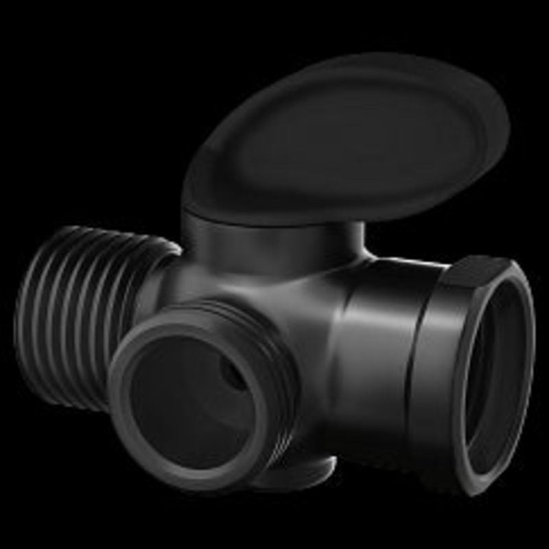 MOEN A720BL  Shower Arm Diverter In Matte Black