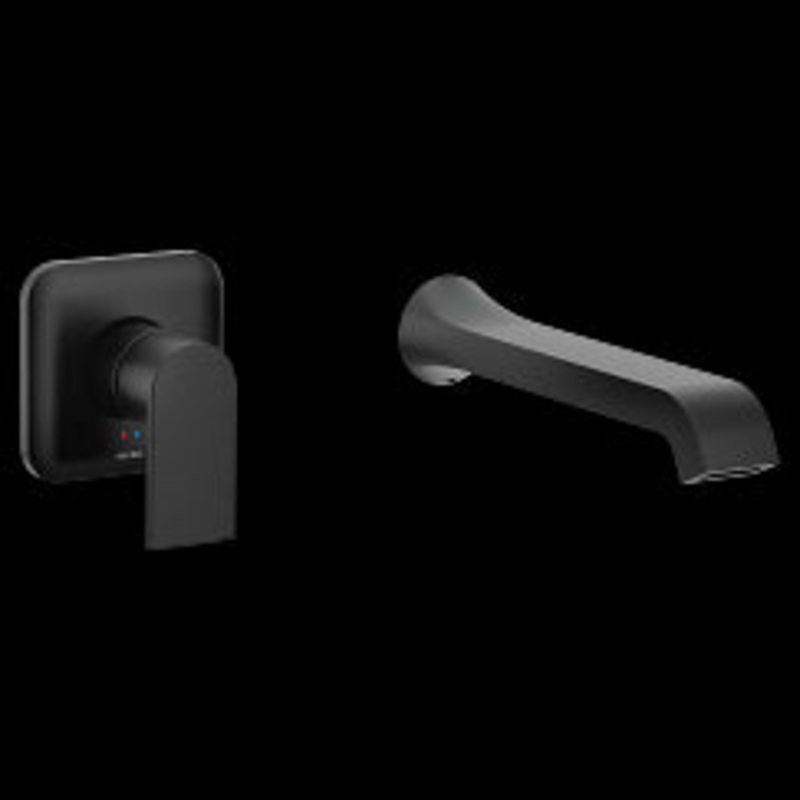MOEN WT901BL Genta LX  One-Handle Tub Filler In Matte Black