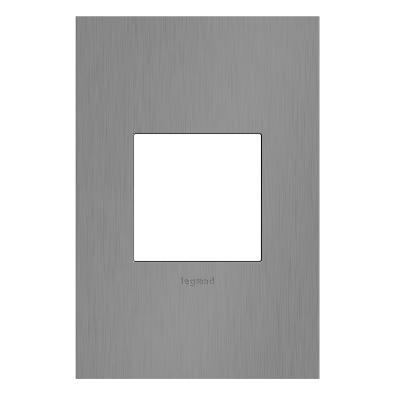 LEGRAND AWC1G2BBN4 ADORNE  Brushed Black Nickel One-Gang Screwless Wall Plate