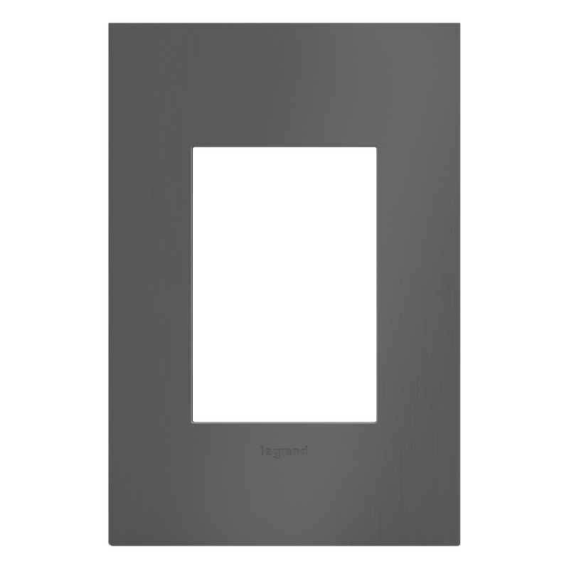 LEGRAND AWC1G3BBN4 ADORNE  Brushed Black Nickel One-Gang-Plus Wall Plate