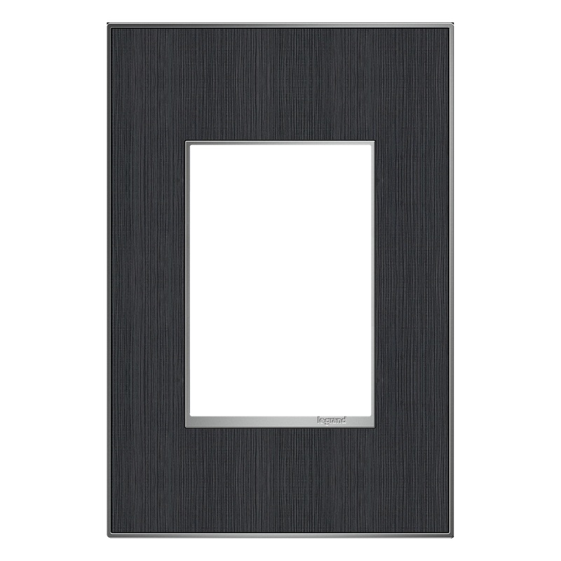 LEGRAND AWM1G3RG4 ADORNE  Rustic Grey One-Gang-Plus Screwless Wall Plate