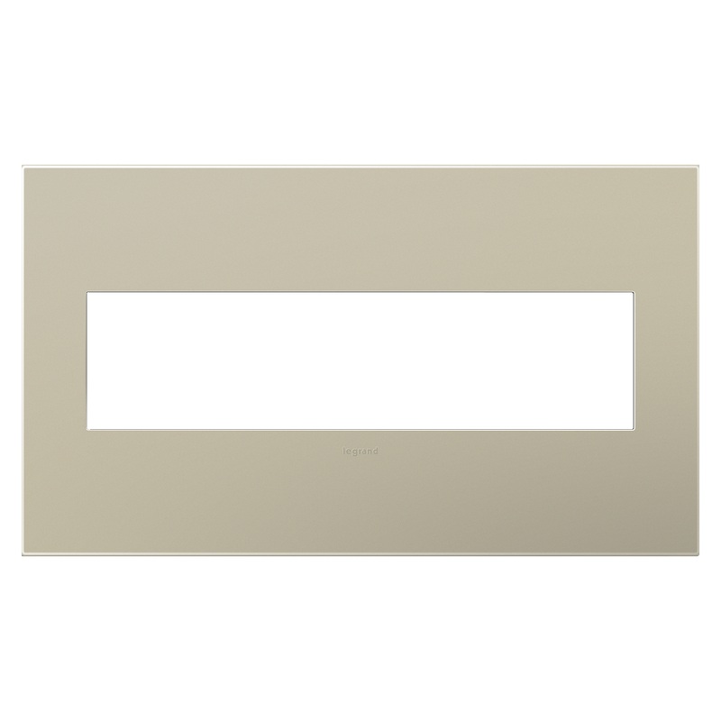 LEGRAND AWP4GTM4 ADORNE  Titanium Four-Gang Screwless Wall Plate