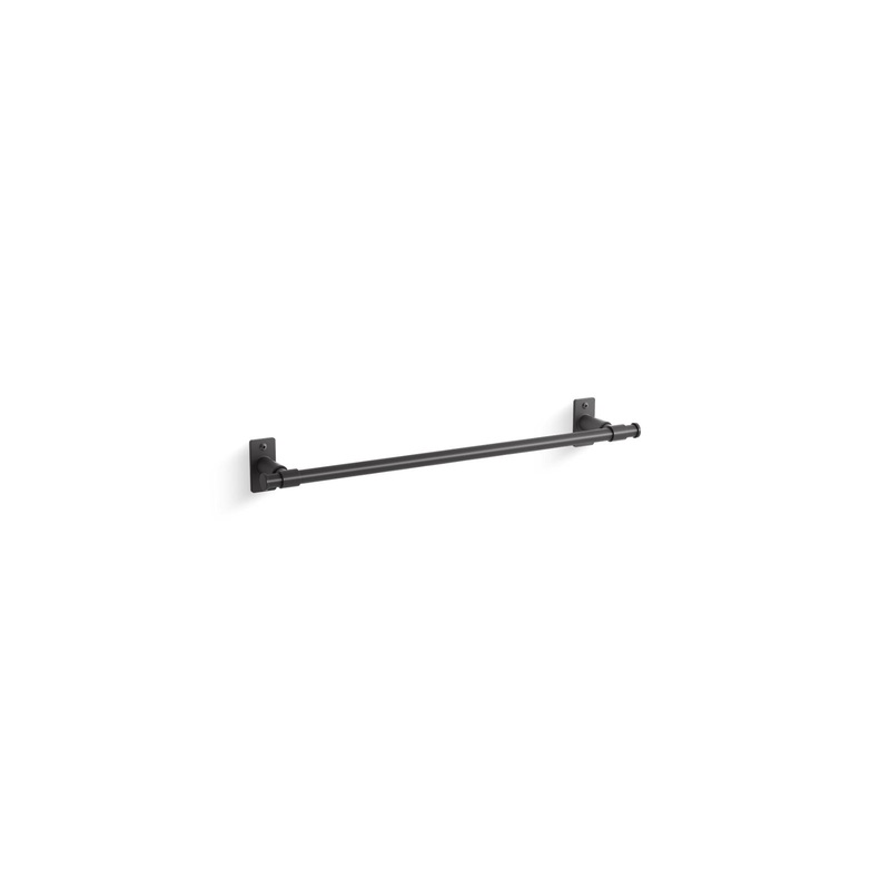 KOHLER K-35925-BL Castia By Studio Mcgee 18" Towel Bar In Matte Black