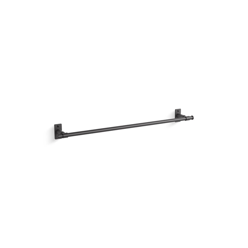 KOHLER K-35926-BL Castia By Studio Mcgee 24" Towel Bar In Matte Black