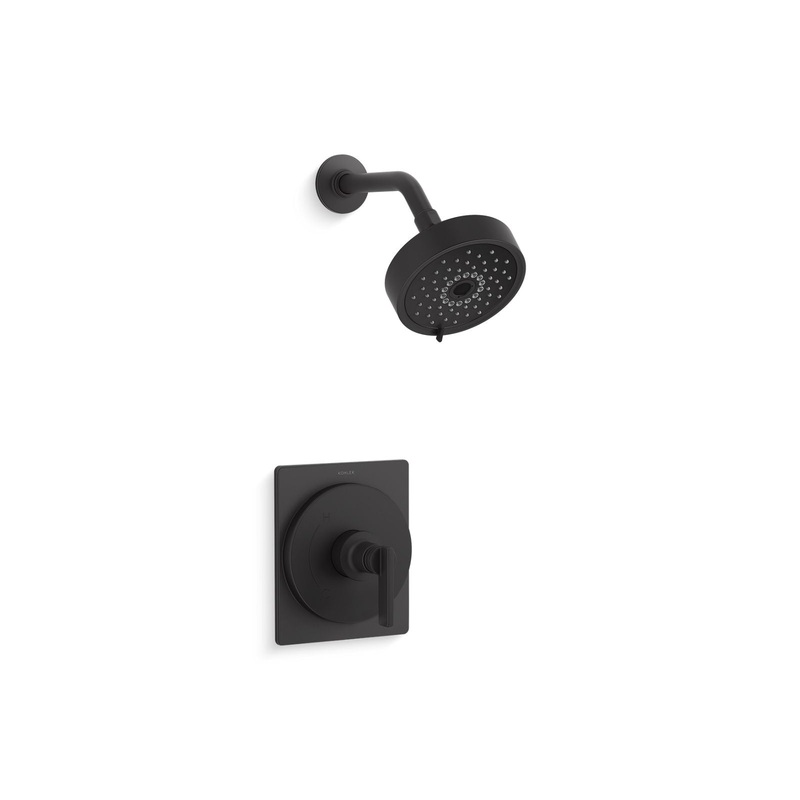KOHLER K-TS35916-4Y-BL Castia By Studio Mcgee Rite-Temp Shower Trim Kit, 2.5 Gpm In Matte Black