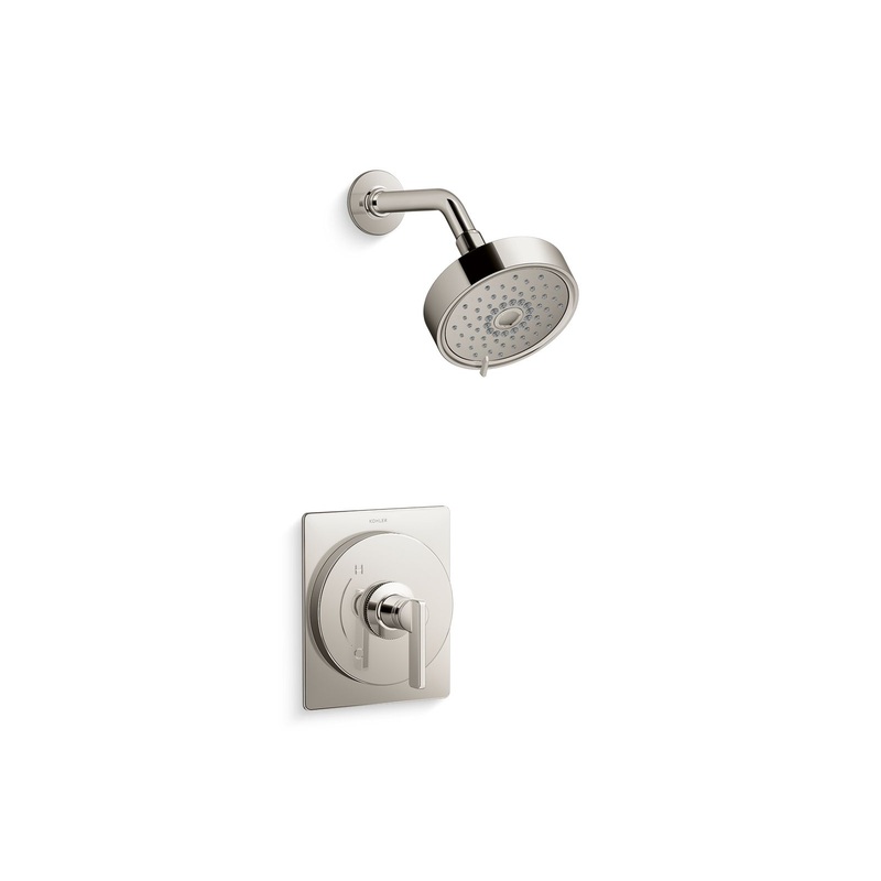KOHLER K-TS35916-4Y-SN Castia By Studio Mcgee Rite-Temp Shower Trim Kit, 2.5 Gpm In Vibrant Polished Nickel
