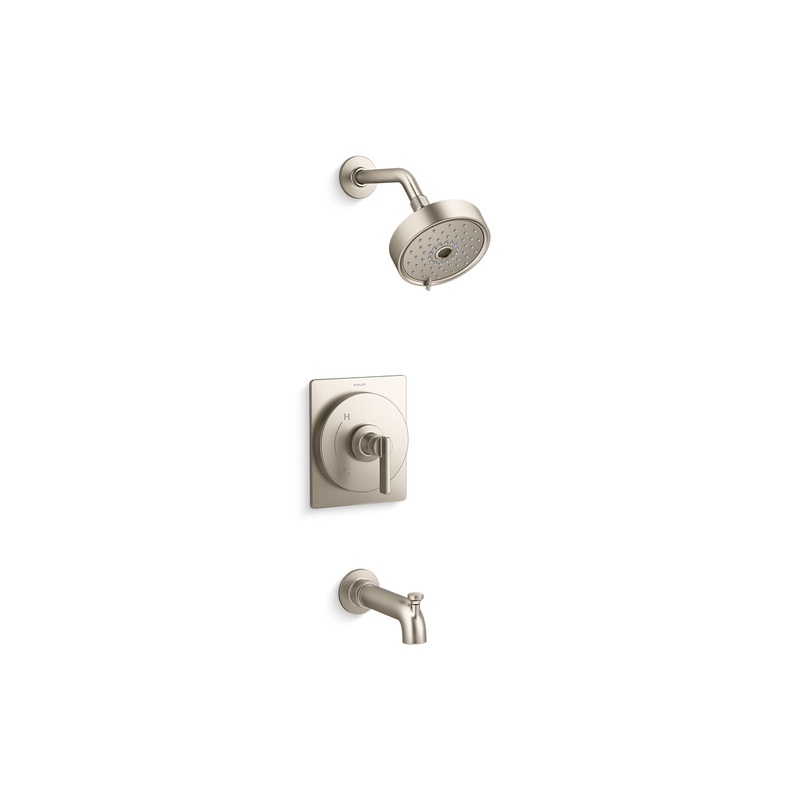 KOHLER K-TS35917-4G-BN Castia By Studio Mcgee Rite-Temp Bath And Shower Trim Kit, 1.75 Gpm In Vibrant Brushed Nickel