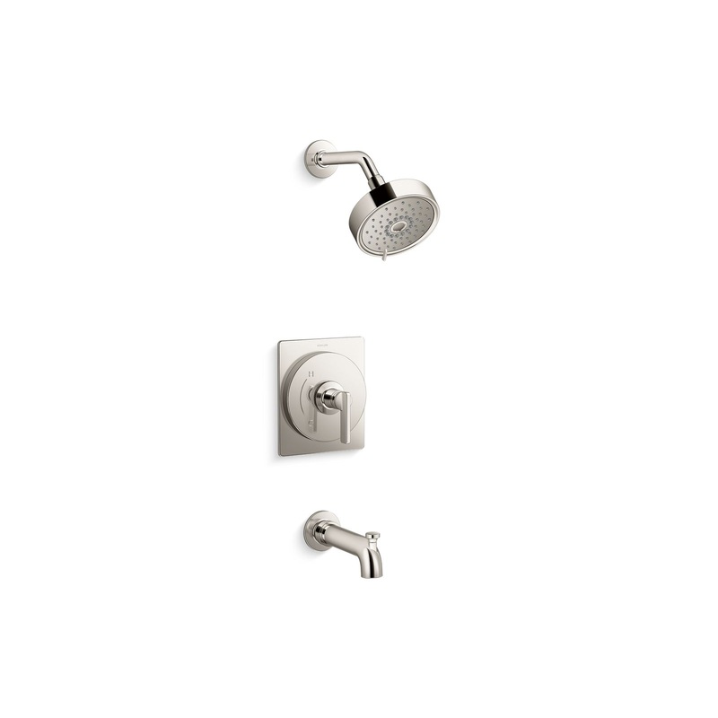 KOHLER K-TS35917-4Y-SN Castia By Studio Mcgee Rite-Temp Bath And Shower Trim Kit, 2.5 Gpm In Vibrant Polished Nickel