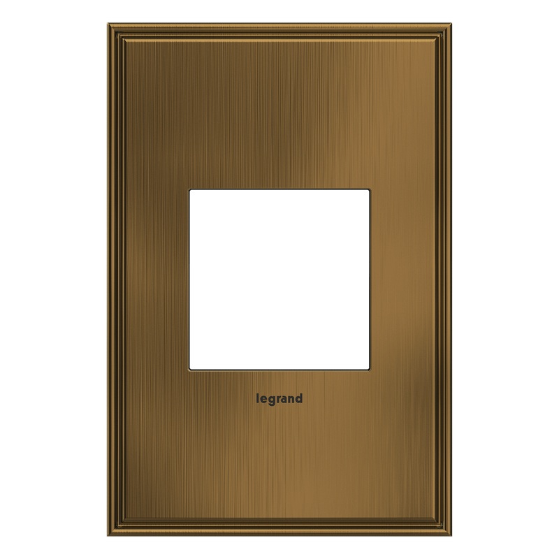 LEGRAND AWC1G2COF4 ADORNE  Coffee One-Gang Screwless Wall Plate