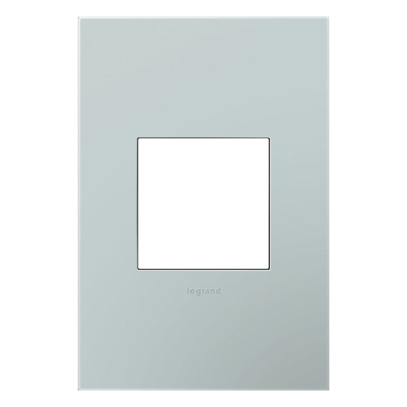 LEGRAND AWP1G2BL6 ADORNE  Pale Blue One-Gang Screwless Wall Plate