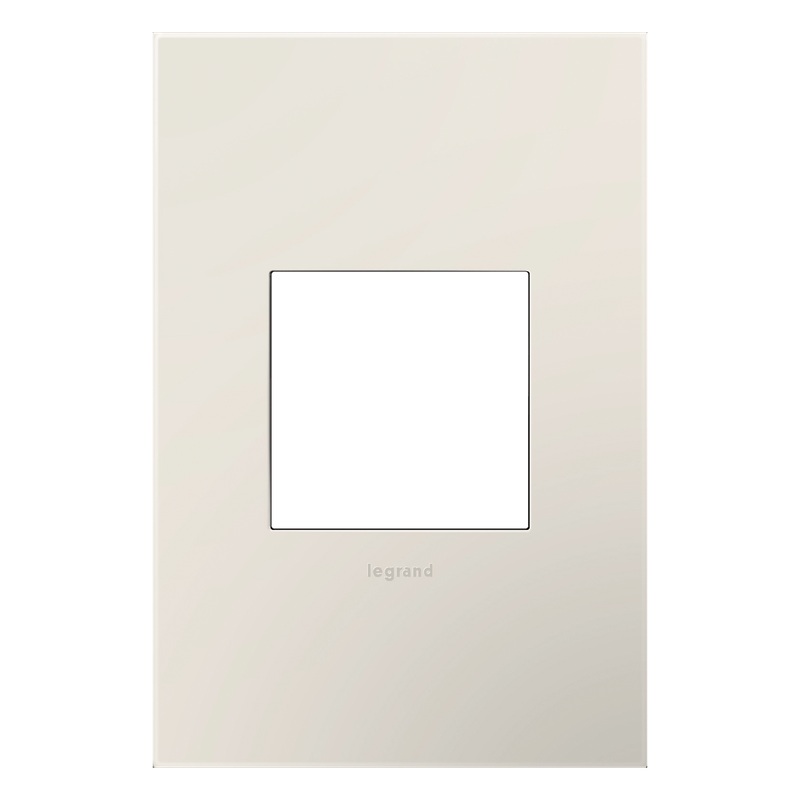 LEGRAND AWP1G2LA6 ADORNE  Satin Light Almond One-Gang Screwless Wall Plate