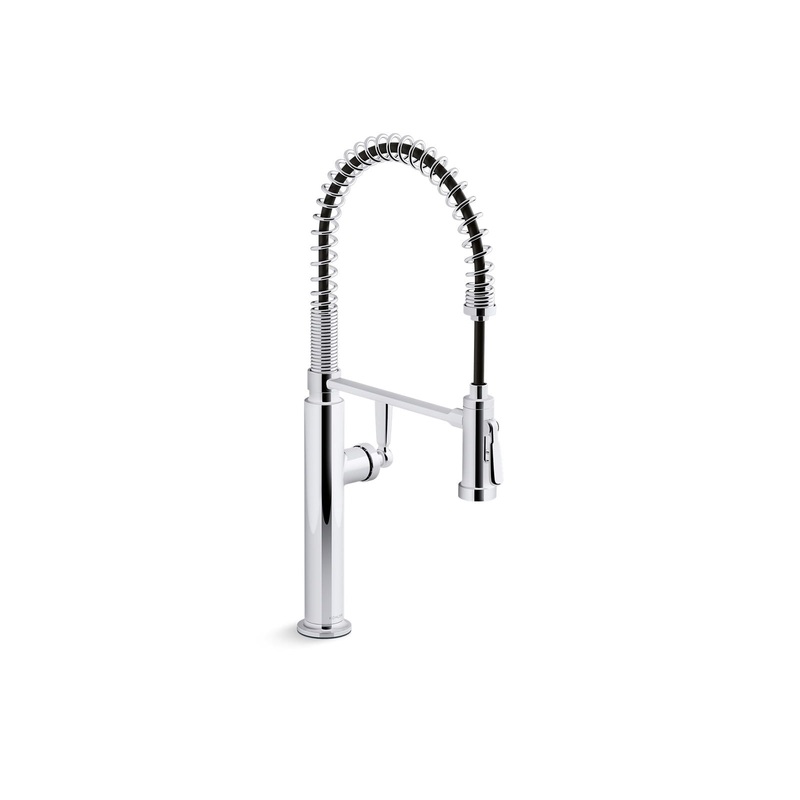 KOHLER K-28360-CP Edalyn By Studio Mcgee Semi-Professional Kitchen Sink Faucet With Two-Function Sprayhead In Polished Chrome