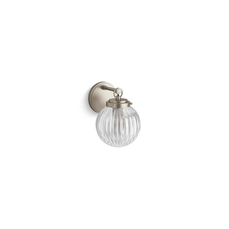 KOHLER K-32252-SC01-BNL Embra By Studio Mcgee One-Light Sconce In Brushed Nickel