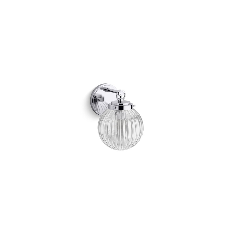 KOHLER K-32252-SC01-CPL Embra By Studio Mcgee One-Light Sconce In Polished Chrome