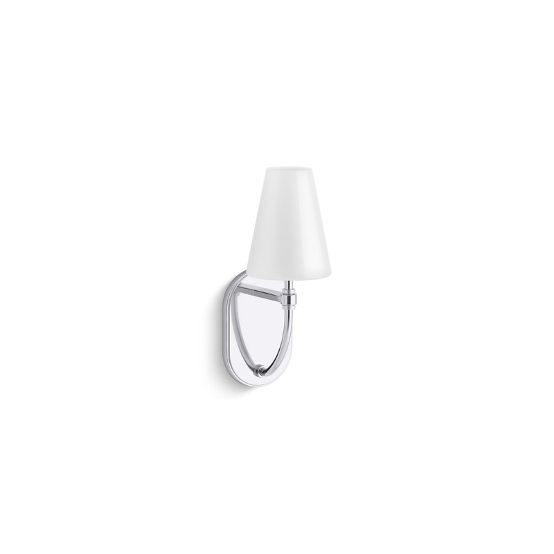 KOHLER K-32255-SC01-CPL Kernen By Studio Mcgee One-Light Sconce In Polished Chrome