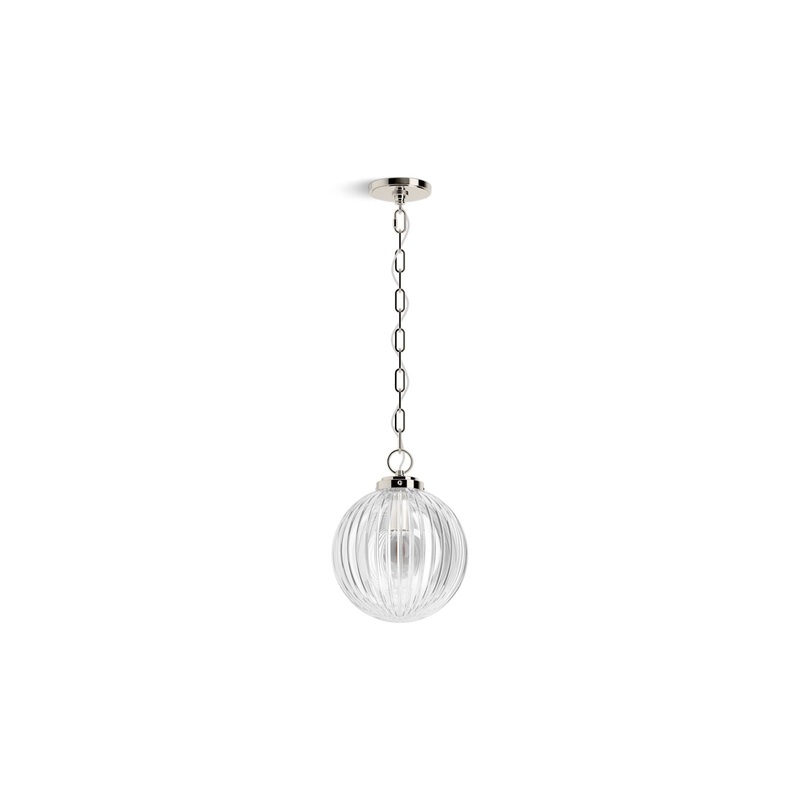 KOHLER K-32258-PE01-SNL Embra By Studio Mcgee 10" Pendant In Polished Nickel