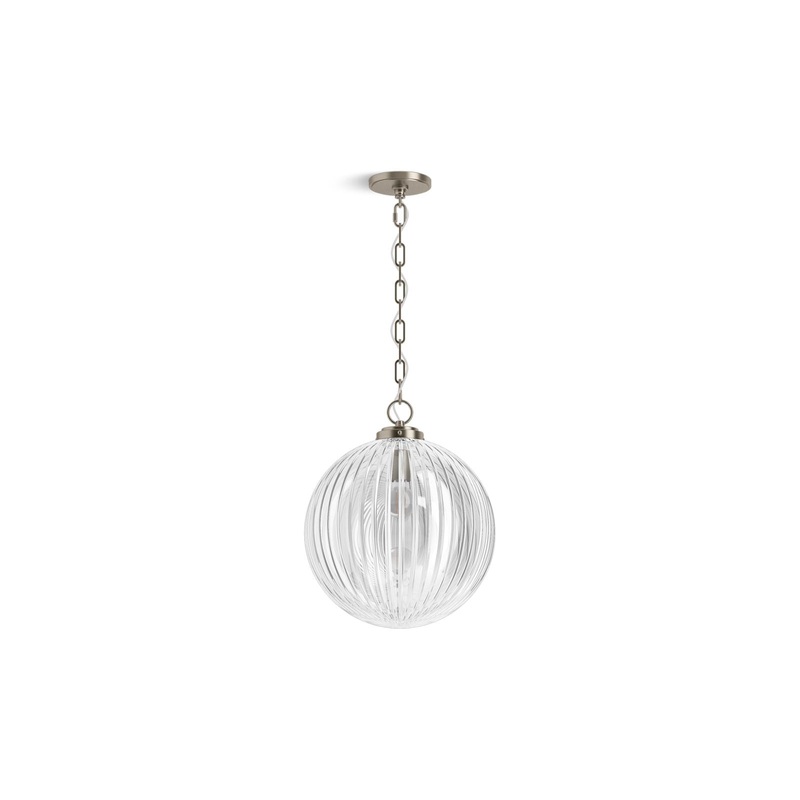KOHLER K-32259-PE01-BNL Embra By Studio Mcgee 14" Pendant In Brushed Nickel
