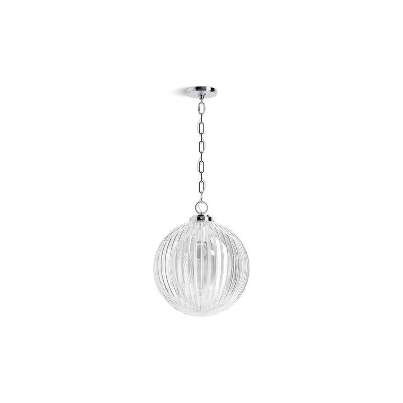 KOHLER K-32259-PE01-CPL Embra By Studio Mcgee 14" Pendant In Polished Chrome