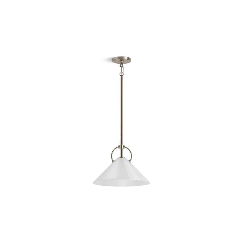 KOHLER K-32260-PE01-BNL Kernen By Studio Mcgee 14" Pendant In Brushed Nickel