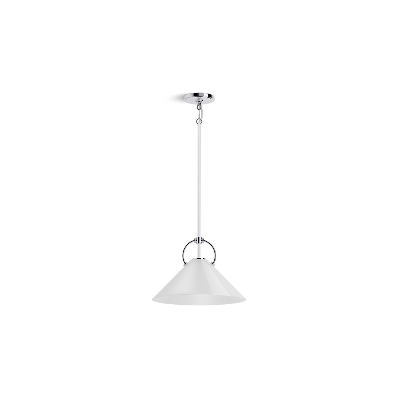 KOHLER K-32260-PE01-CPL Kernen By Studio Mcgee 14" Pendant In Polished Chrome