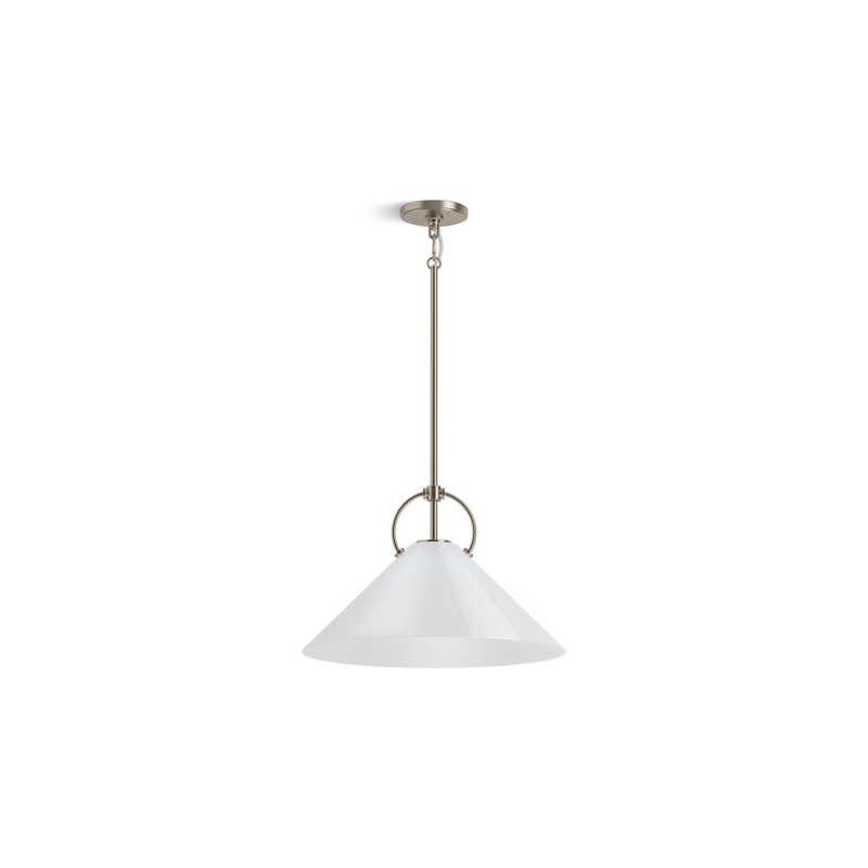 KOHLER K-32261-PE01-BNL Kernen By Studio Mcgee 18" Pendant In Brushed Nickel