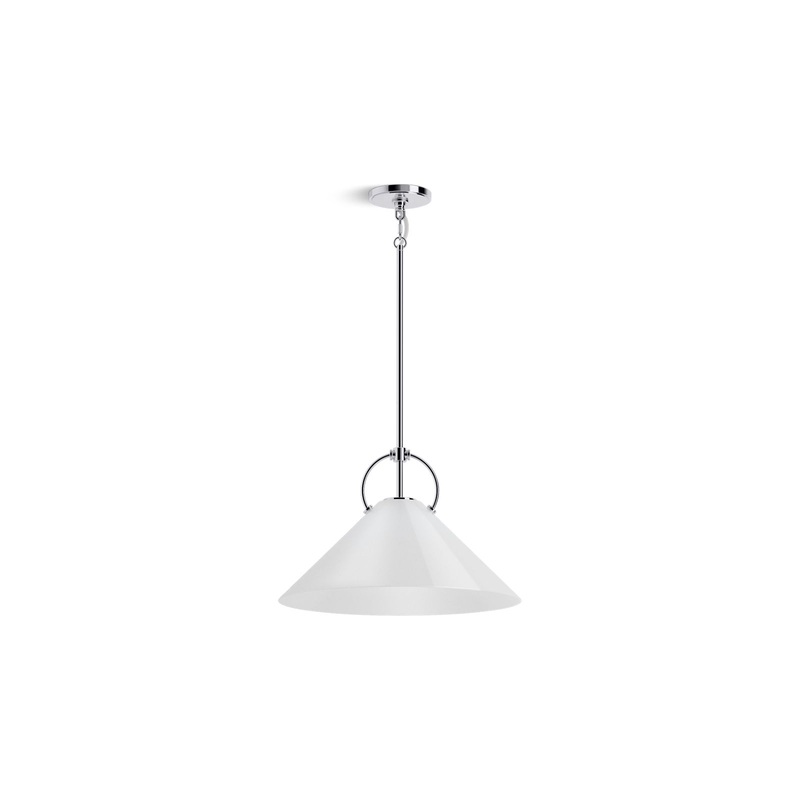 KOHLER K-32261-PE01-CPL Kernen By Studio Mcgee 18" Pendant In Polished Chrome
