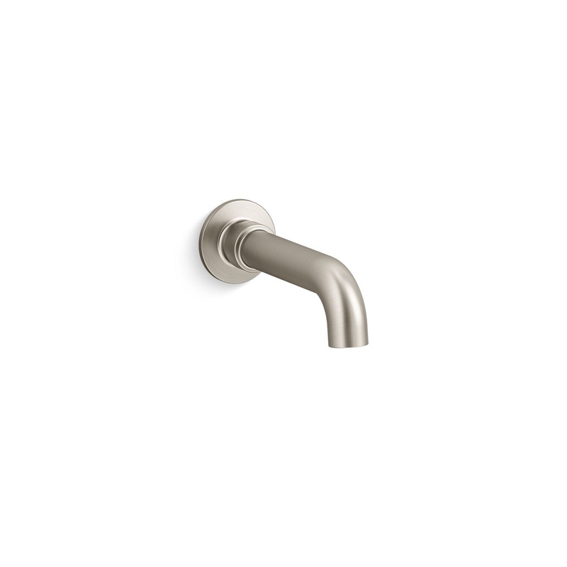 KOHLER K-35922-BN Castia By Studio Mcgee Wall-Mount Bath Spout In Vibrant Brushed Nickel