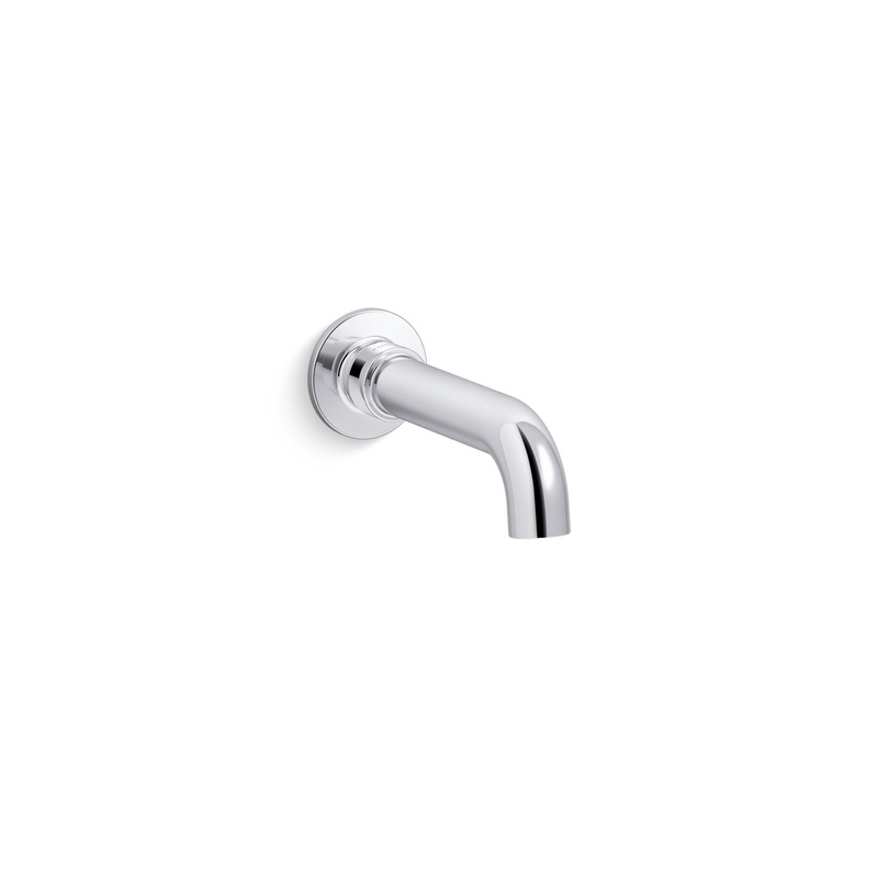 KOHLER K-35922-CP Castia By Studio Mcgee Wall-Mount Bath Spout In Polished Chrome