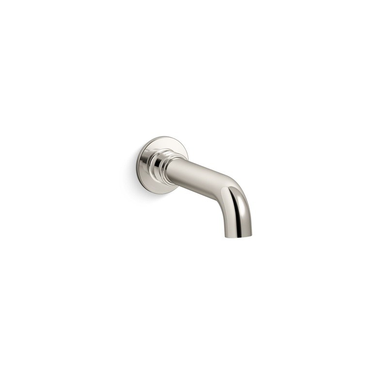 KOHLER K-35922-SN Castia By Studio Mcgee Wall-Mount Bath Spout In Vibrant Polished Nickel