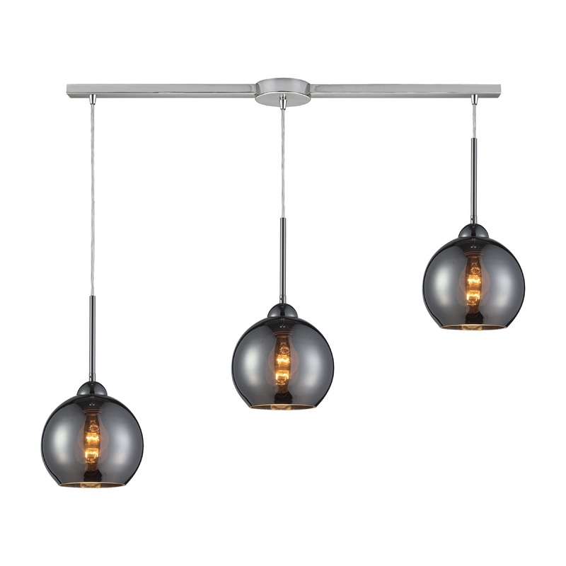 ELK SHOWROOM 10240/3L-CHR Cassandra 36'' Wide 3-Light Pendant - Polished Chrome