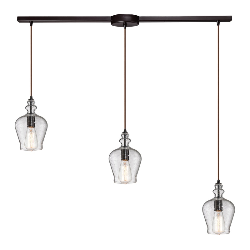 ELK SHOWROOM 60066-3L Menlow Park 36'' Wide 3-Light Multi Pendant - Oil Rubbed Bronze