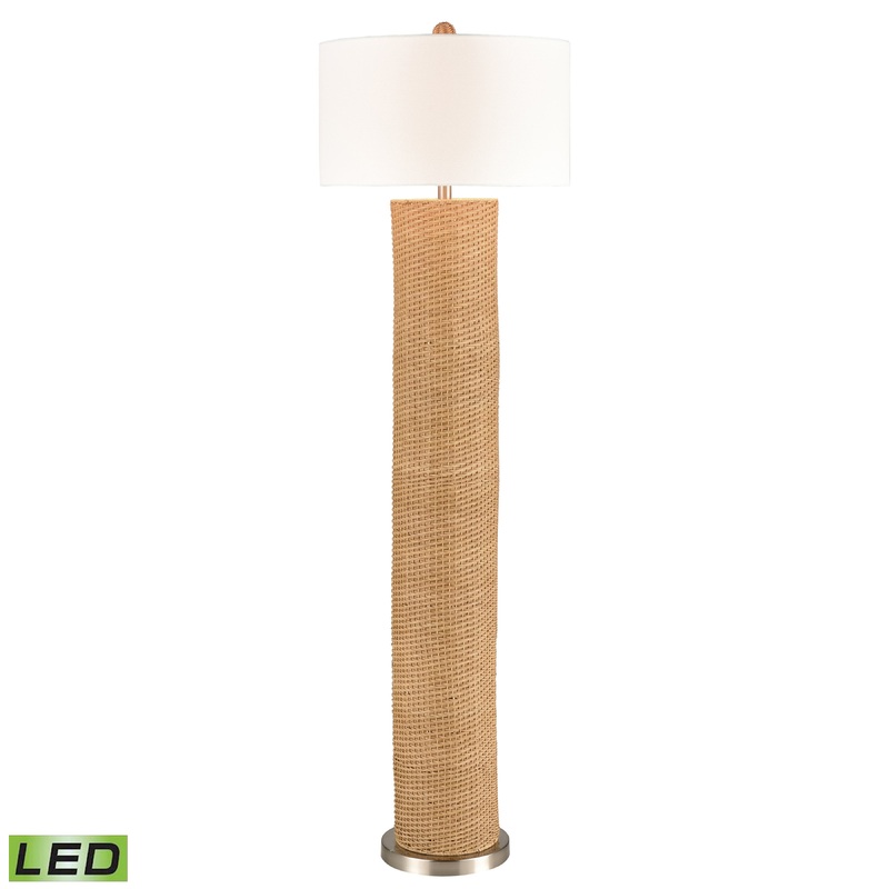 ELK SIGNATURE H0019-8015-LED Mulberry Lane 64'' High 1-Light Floor Lamp - Natural - Includes LED Bulb