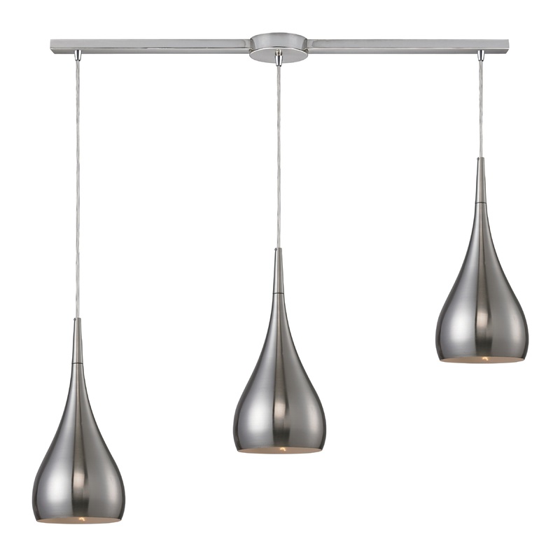 ELK SHOWROOM 31341/3L-SN Lindsey 36'' Wide 3-Light Pendant - Satin Nickel