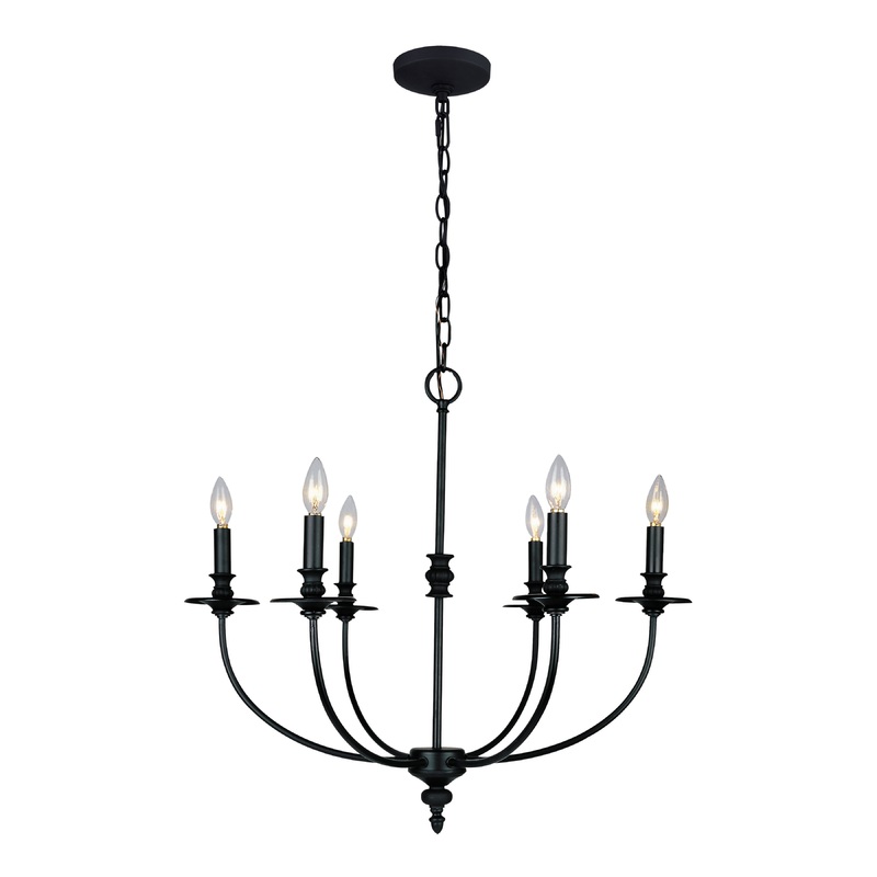 ELK SHOWROOM 286-OB Hartford 25'' Wide 6-Light Chandelier - Oil Rubbed Bronze