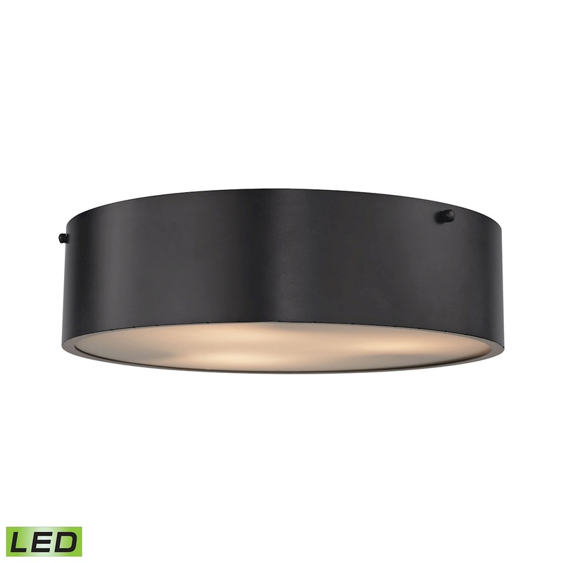 ELK SHOWROOM 45320/3-LED Clayton 16'' Wide 3-Light Flush Mount - Oil Rubbed Bronze