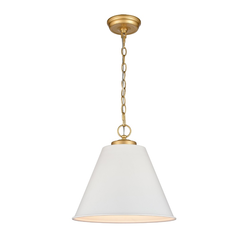 ELK SHOWROOM 68174/1 Vellus 14'' Wide 1-Light Pendant - Matte White