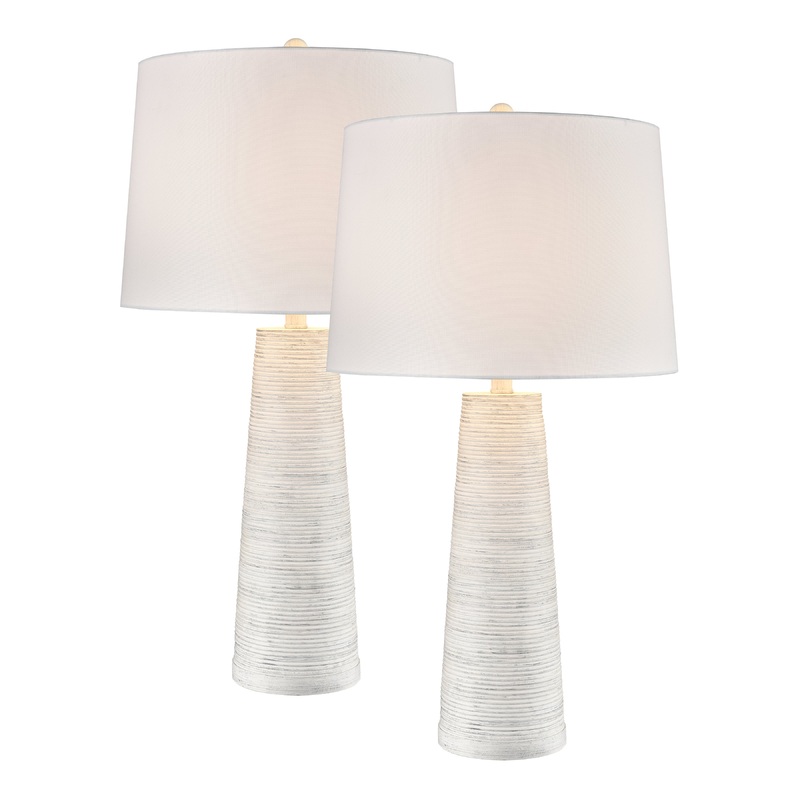 ELK STUDIO S0019-10288/S2 Kent 31'' High 1-Light Table Lamp - Set of 2 Light Gray