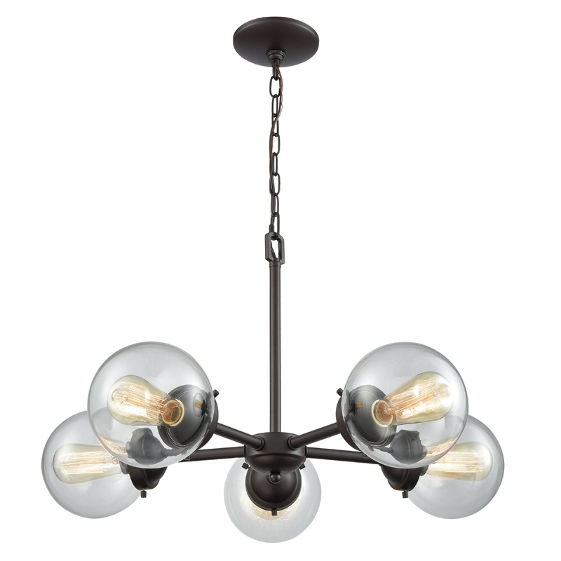 THOMAS CN129521 Beckett 26'' Wide 5-Light Chandelier - Oil Rubbed Bronze