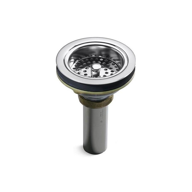 KALLISTA P34000-00-SN Kitchen Sink Strainer - Polished Nickel