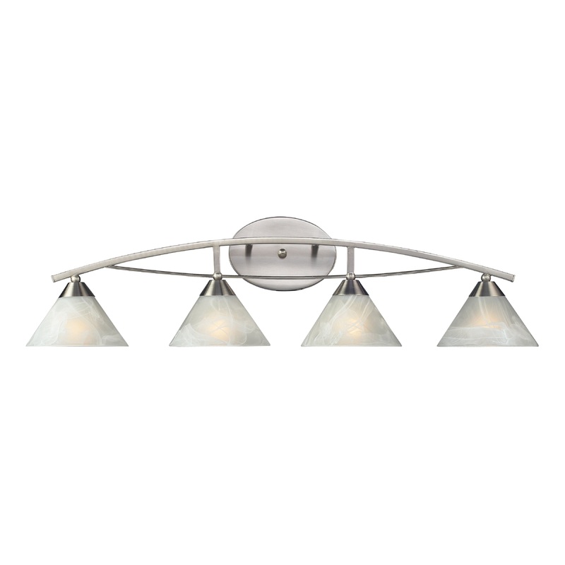 ELK SHOWROOM 17019/4 Elysburg 36'' Wide 4-Light Vanity Light - Satin Nickel