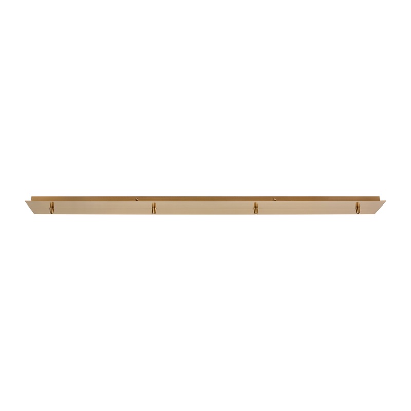 ELK SHOWROOM 4LP-SB 4-Light Linear Pan - Satin Brass