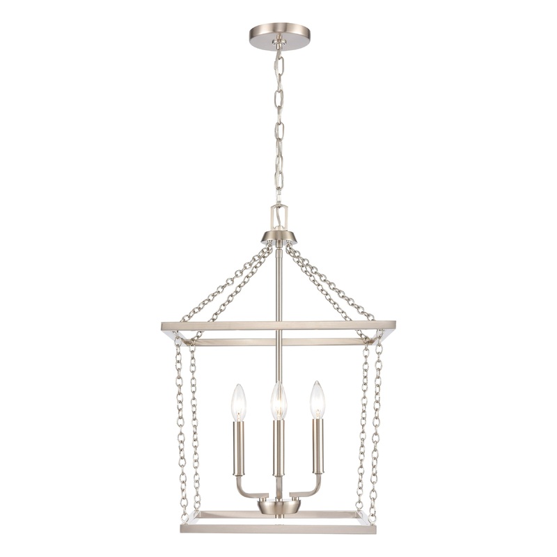 ELK SHOWROOM EC89814/4 Emmett 17'' Wide 4-Light Pendant - Brushed Nickel
