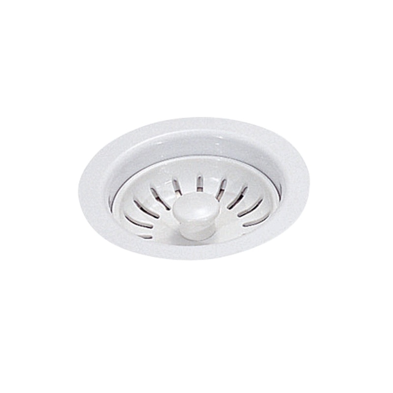 FRANKE 900W 900W Universal 3 1/2" Sink Strainer Basket Lever, White