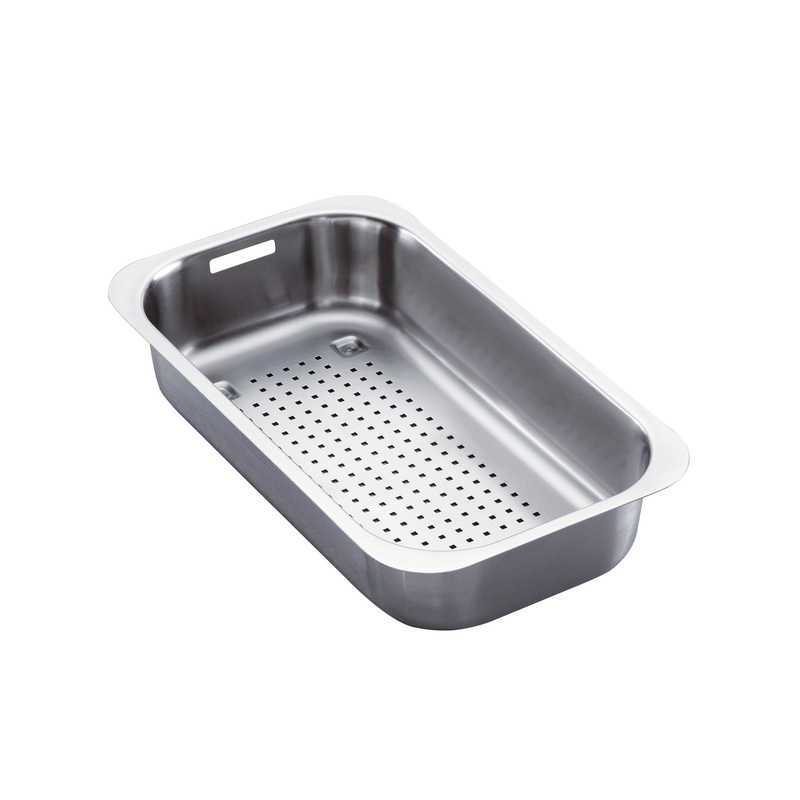 FRANKE OC2-60S 7.0-in. x 12.5-in. Stainless Steel Colander for Orca 2.0 OR2X110 Sink