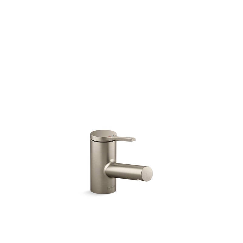 KOHLER K-33590-4N-BN Single-handle bathroom sink faucet, 0.5 gpm  -  Vibrant Brushed Nickel