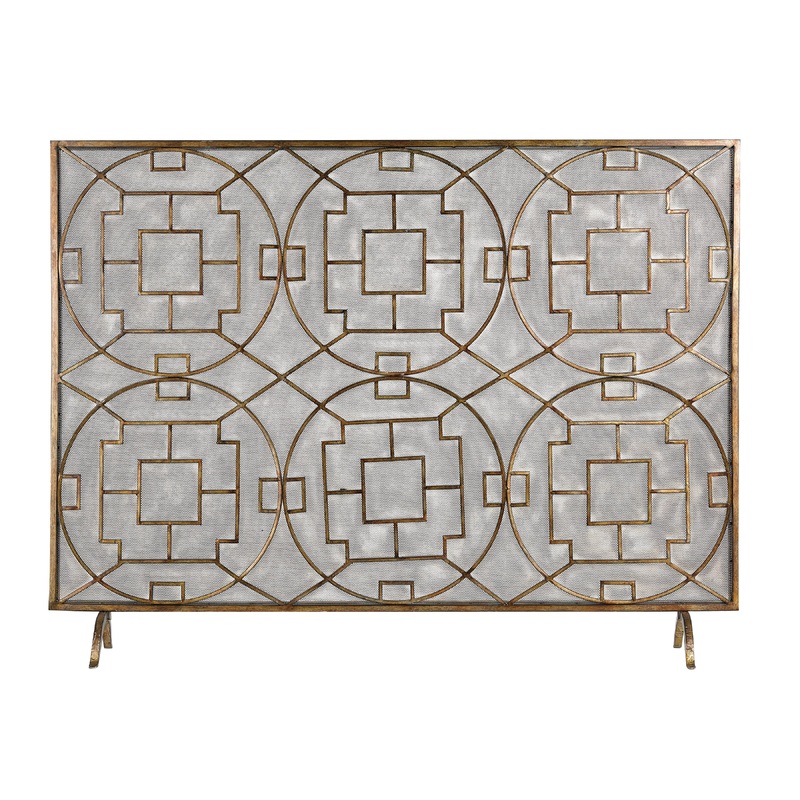 MARKETPLACE 51-10160 Geometric Firescreen