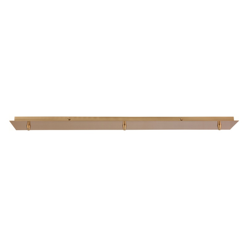ELK SHOWROOM 3LP-SB 3-Light Linear Pan - Satin Brass