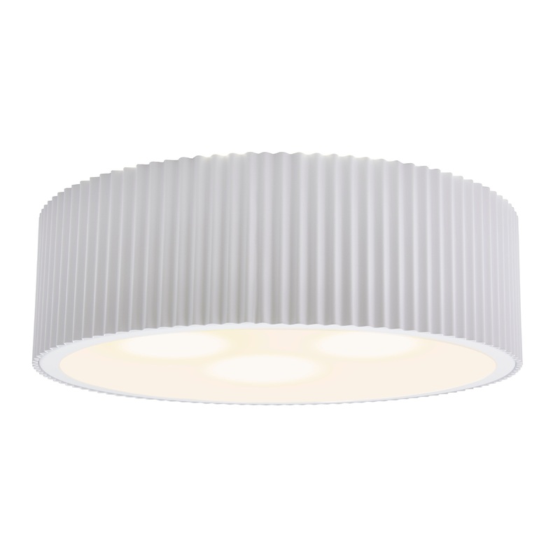 ELK SHOWROOM 66429/3 Brendon 17'' Wide 3-Light Flush Mount - Matte White