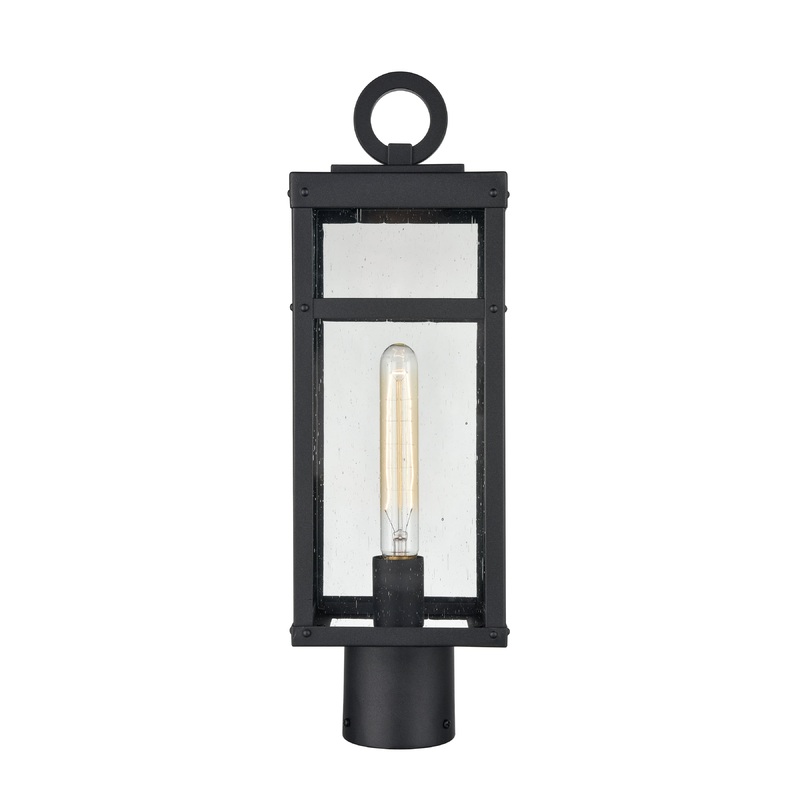 ELK SHOWROOM 69703/1 Dalton 20'' High 1-Light Outdoor Post Light - Textured Black