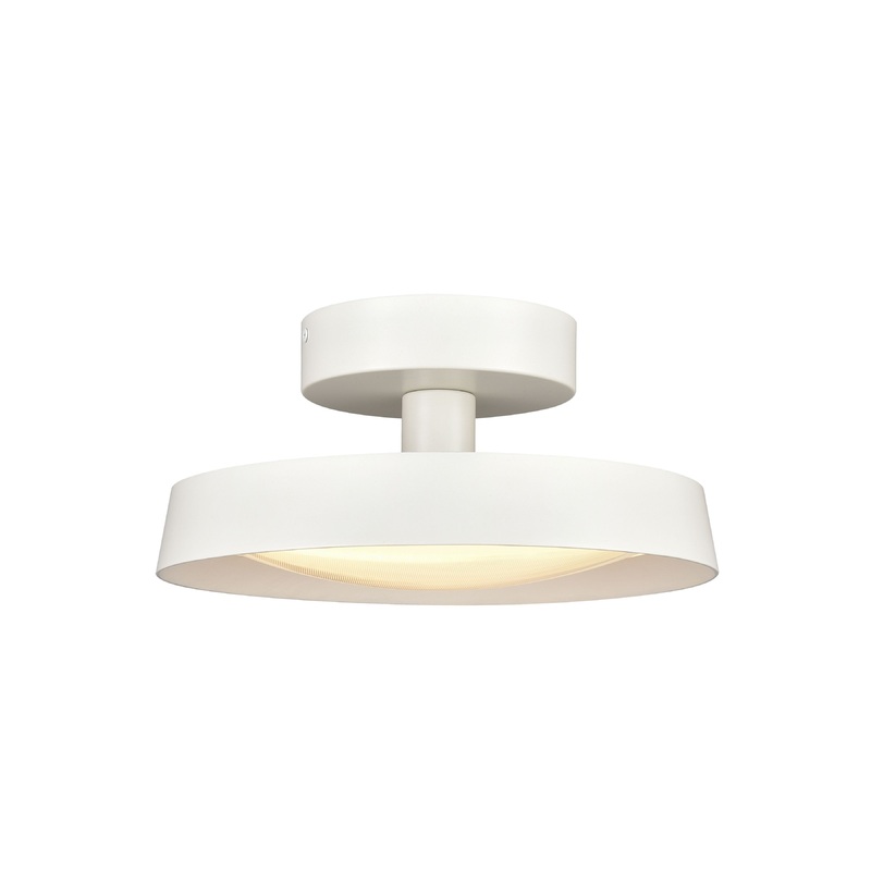 ELK SHOWROOM 85064/LED Nancy 11.75'' Wide LED Semi Flush Mount - Matte White